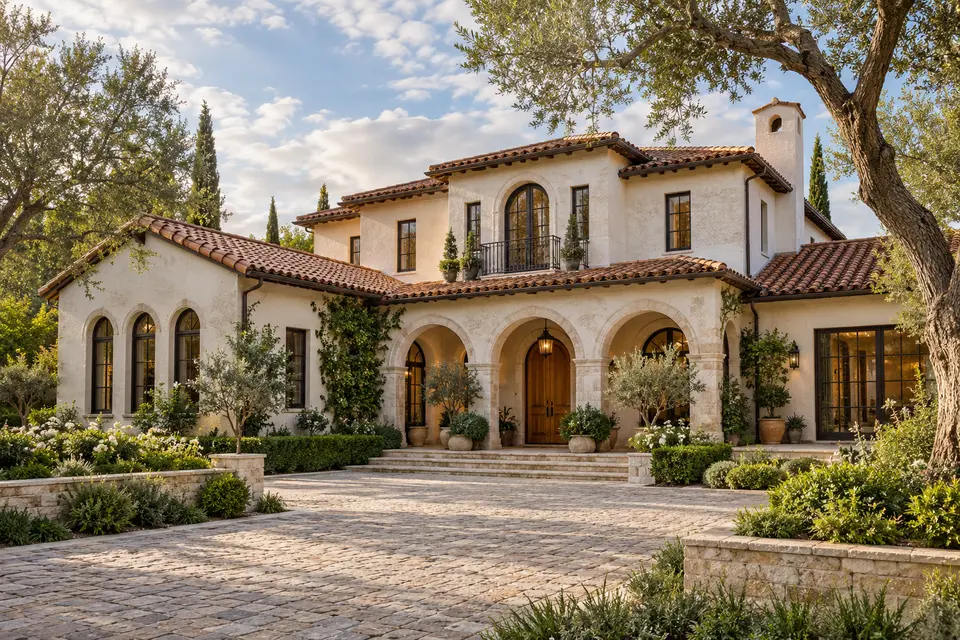 Illustrative Mediterranean-style residence