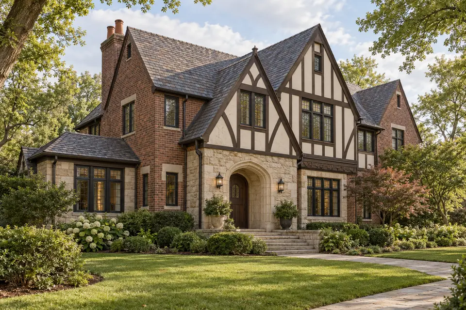 Illustrative Tudor-style residence